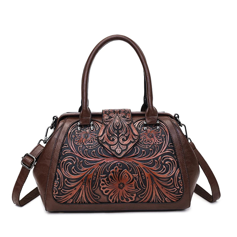 High Quality Retro Handbag Women Shoulder Bag Luxurious Design