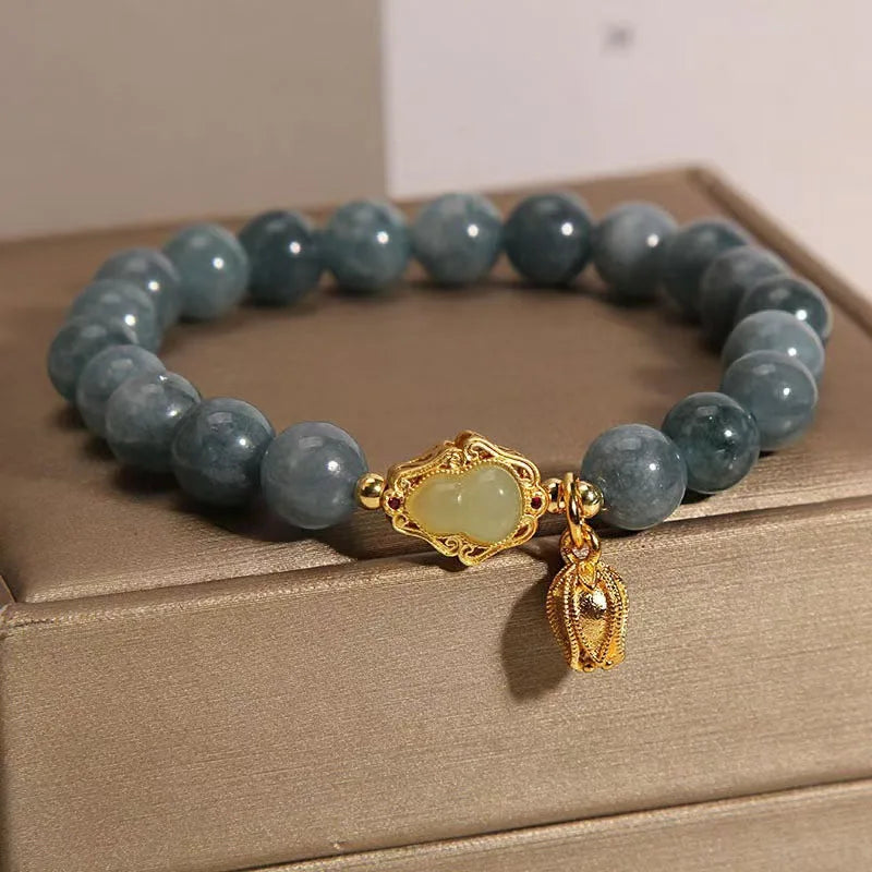 Aquamarine Pearl Bracelet Jewelry