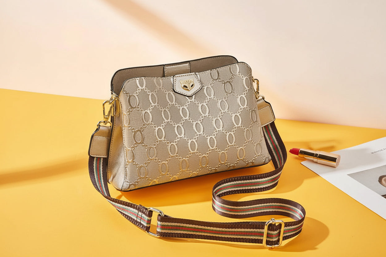 Women's Shoulder Bag Split Leather Lady Crossbody Bag