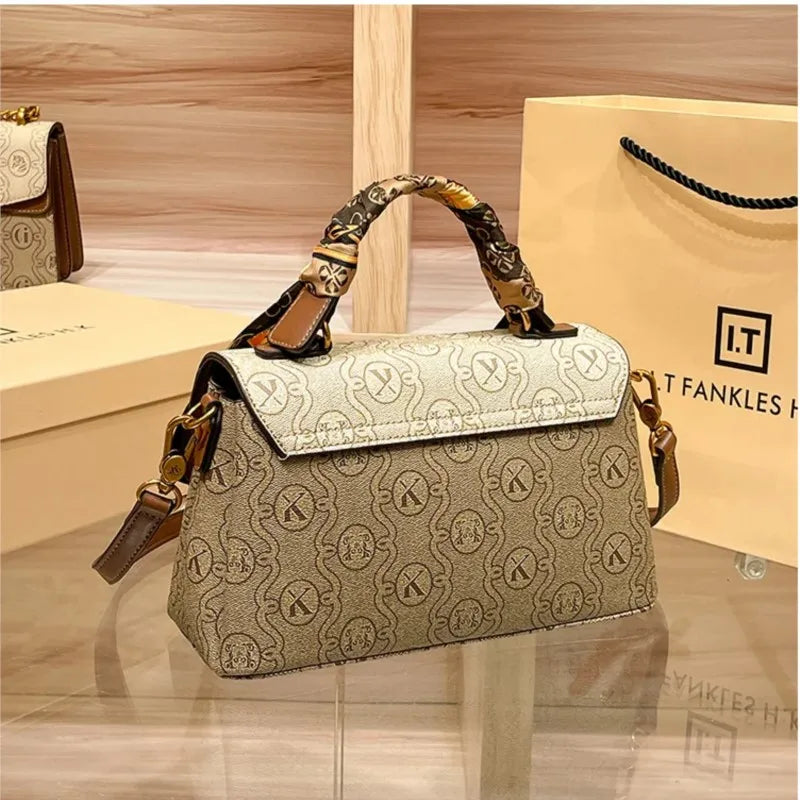 Women's Handbag High Quality Texture Retro Single Shoulder Bag