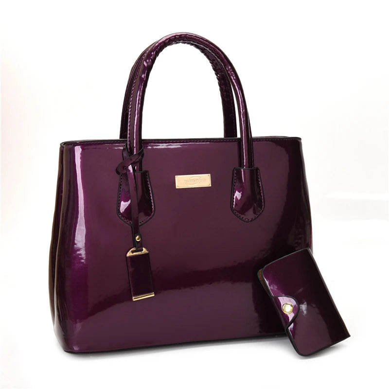 High Quality Patent Leather Women's Bag Fashion
