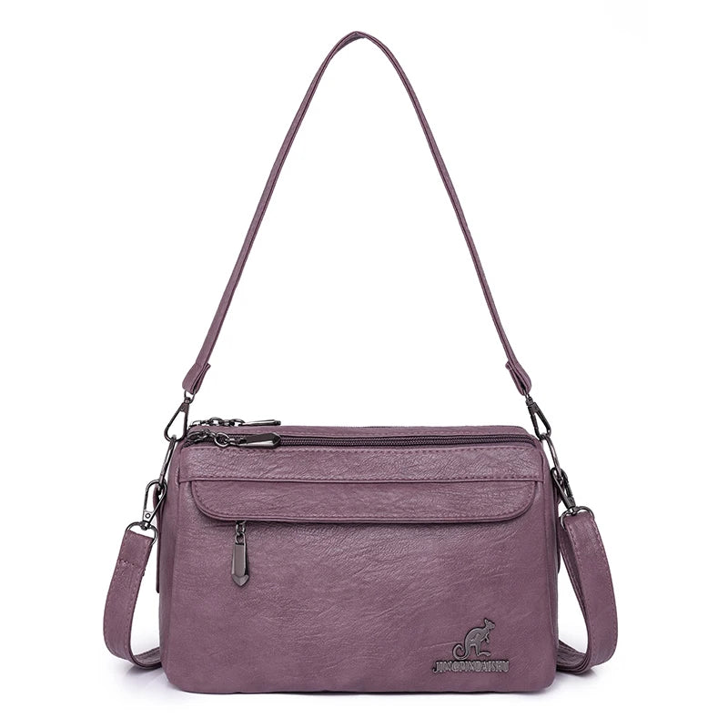 Women Bag Vintage Crossbody Bag Fashion Shoulder Bags PU Leather luxury Design