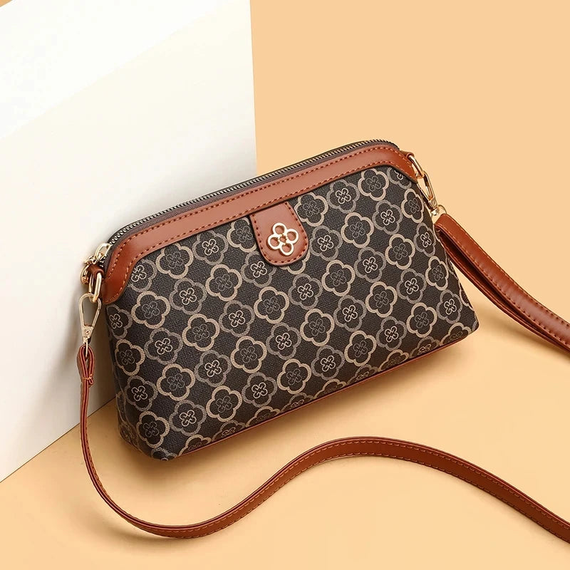 High Quality PU Leather Women Small Crossbody Bag Luxury Phone Satchels