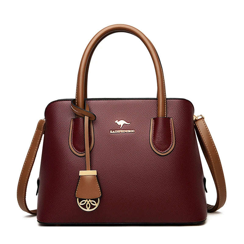 Retro Leather Bag Ladies Purse Handbag Luxury Design