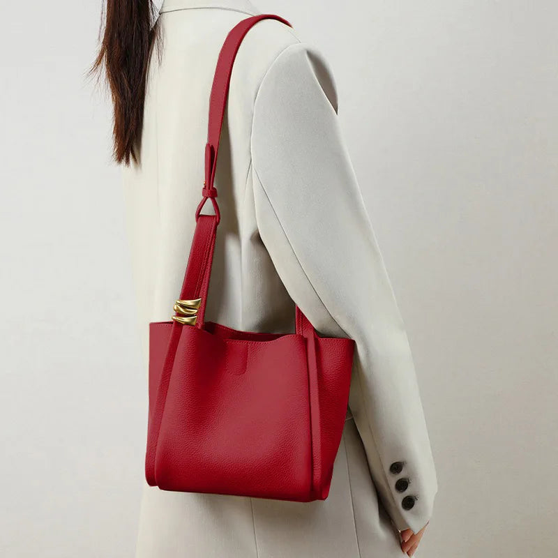 Handheld Bag Trendy One Shoulder Crossbody Bag Bucket Bag