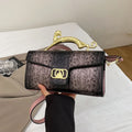 Metal Buckle Fashion Shoulder Bag Luxury Design Handbag