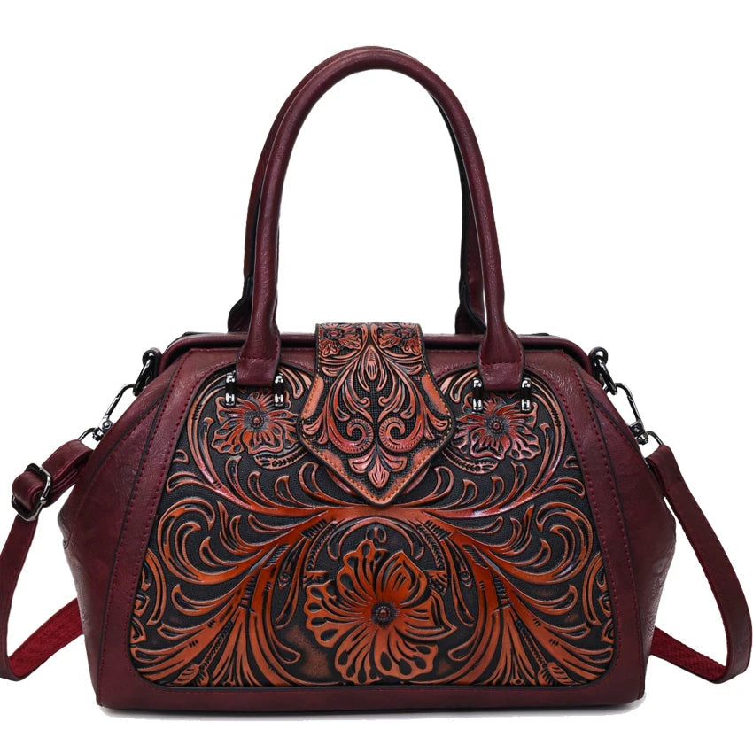 High Quality Retro Handbag Women Shoulder Bag Luxurious Design