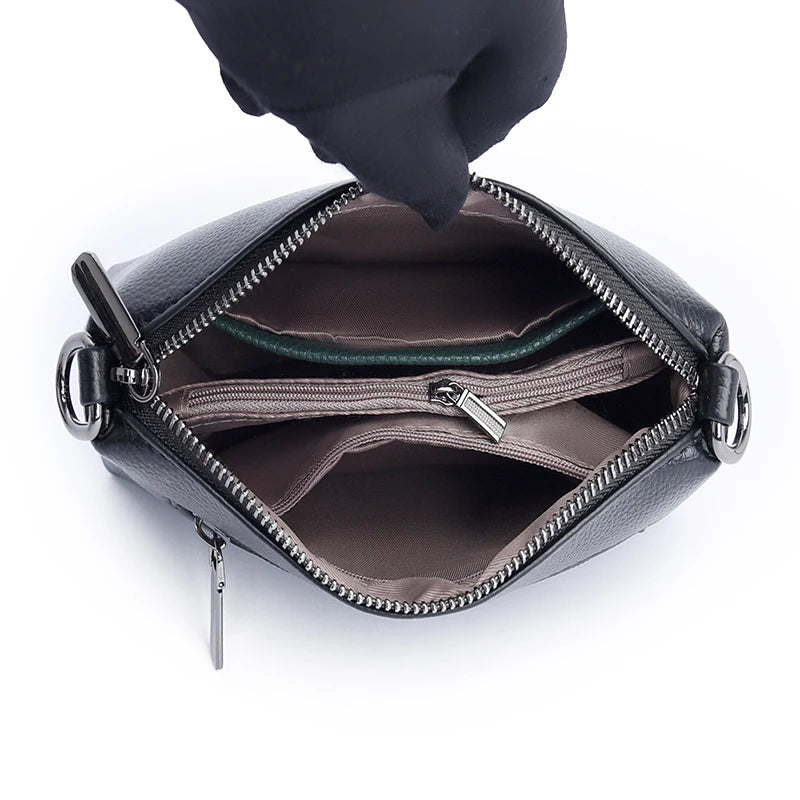 Women's Luxury Leather Top-Handle Bags Design Printing Shoulder Crossbody Bags