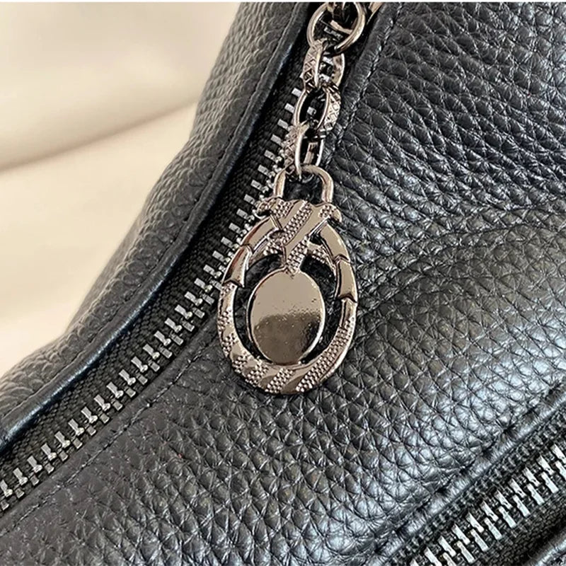 Genuine Leather Women's Bags Fashion Tassel Women's Handbags Crossbody Bags