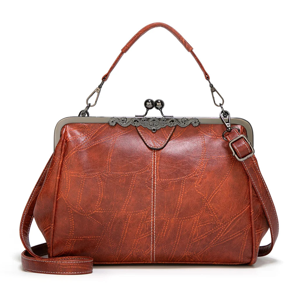 Shoulder Bag Women Retro Frame Purse Crossbody Bag
