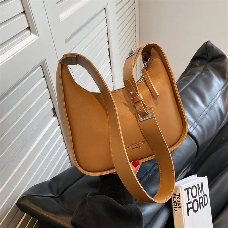 High End Fashion Women's Bag Versatile Texture Casual Shoulder Underarm Bag