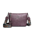Solid Color Luxury Designer High Quality Leather Handbag Purses Multifunctional
