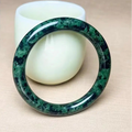 Natural Nephrite Green Jade Bangle Jewelry
