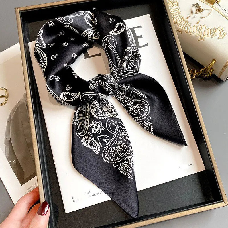 100% Silk Scarf Elegant Luxury High Quality Fashion