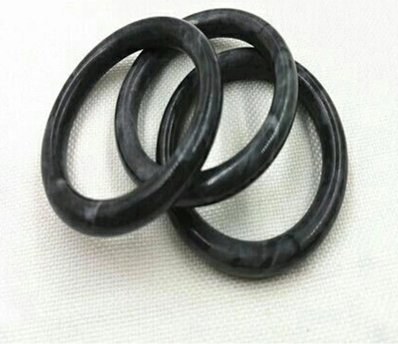 Natural Black Cyanotype Jade Bangles