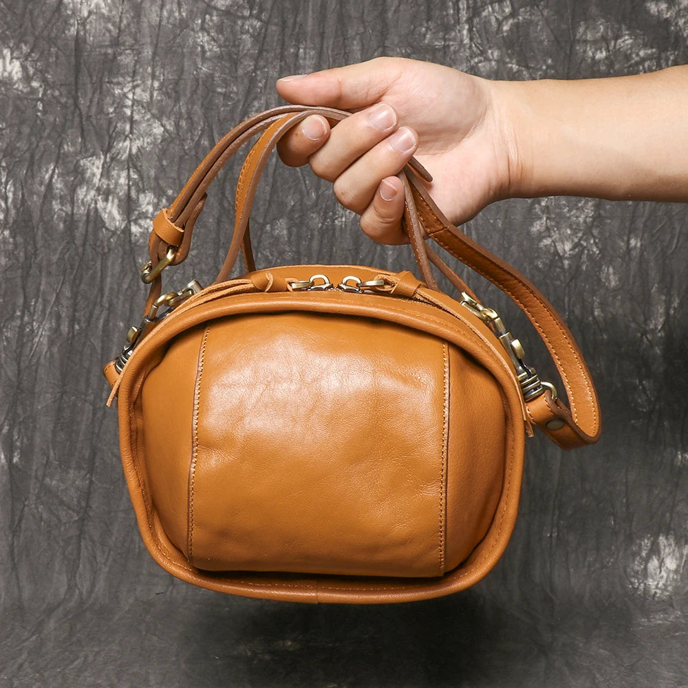 Genuine Leather Women's Crossbody Bag Top Layer Cowhide Exquisite Handbag