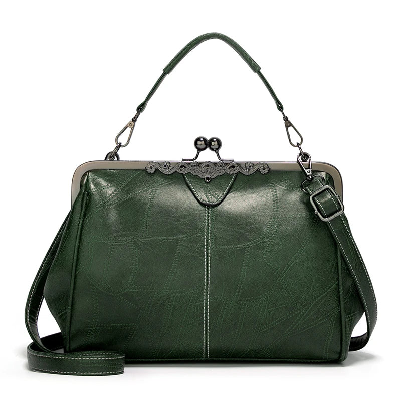 Shoulder Bag Women Retro Frame Purse Crossbody Bag