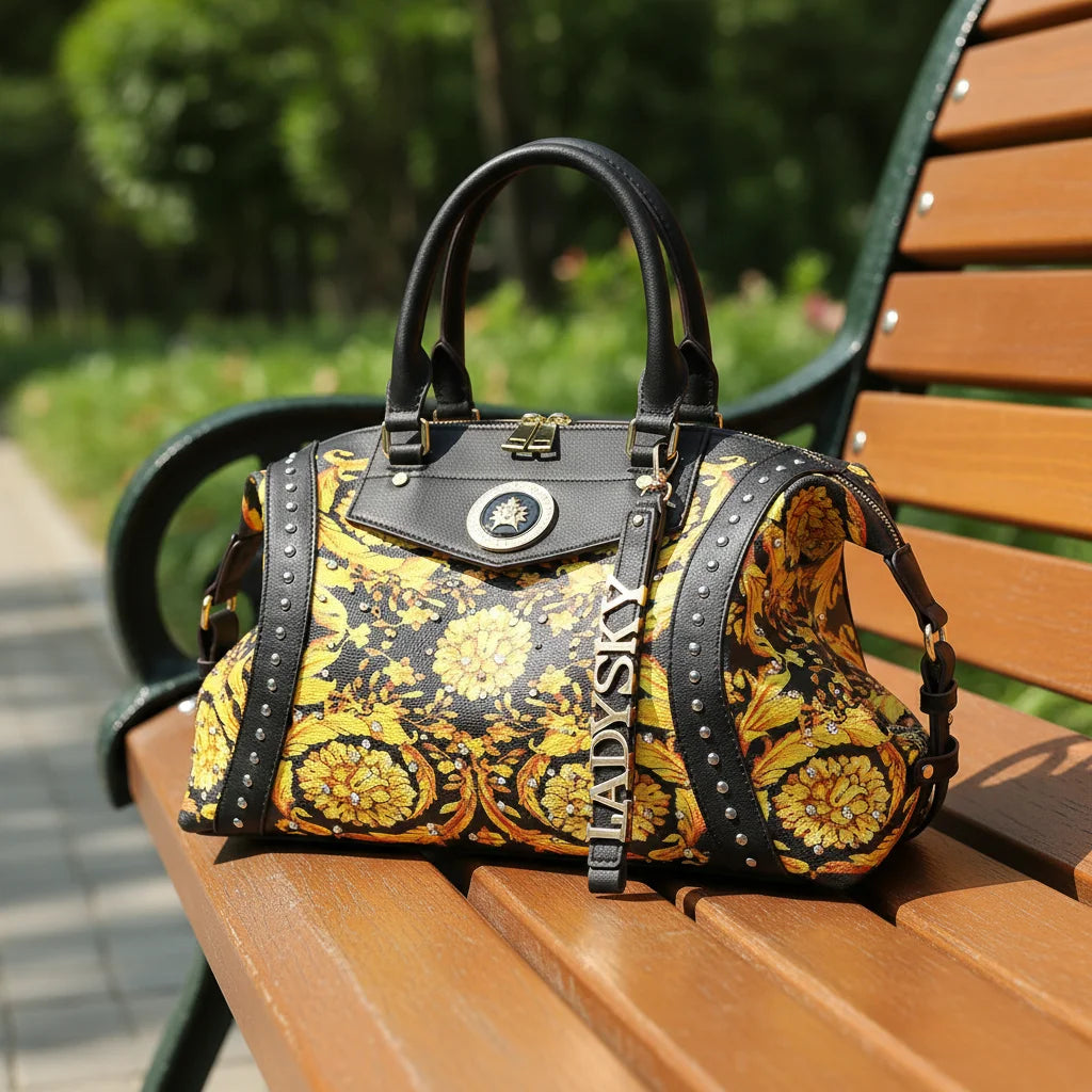 Fashionable Quality Handbag Large Capacity Bag with Metal Letter