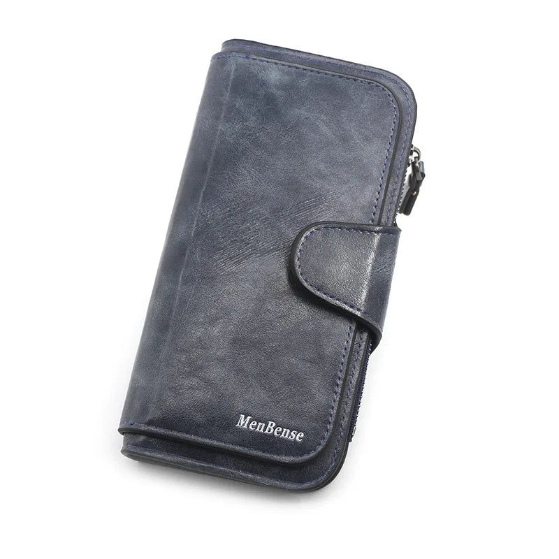 Fashion Wallet Woman Long Clutch PU Leather Large Capacity Card Holder Purse