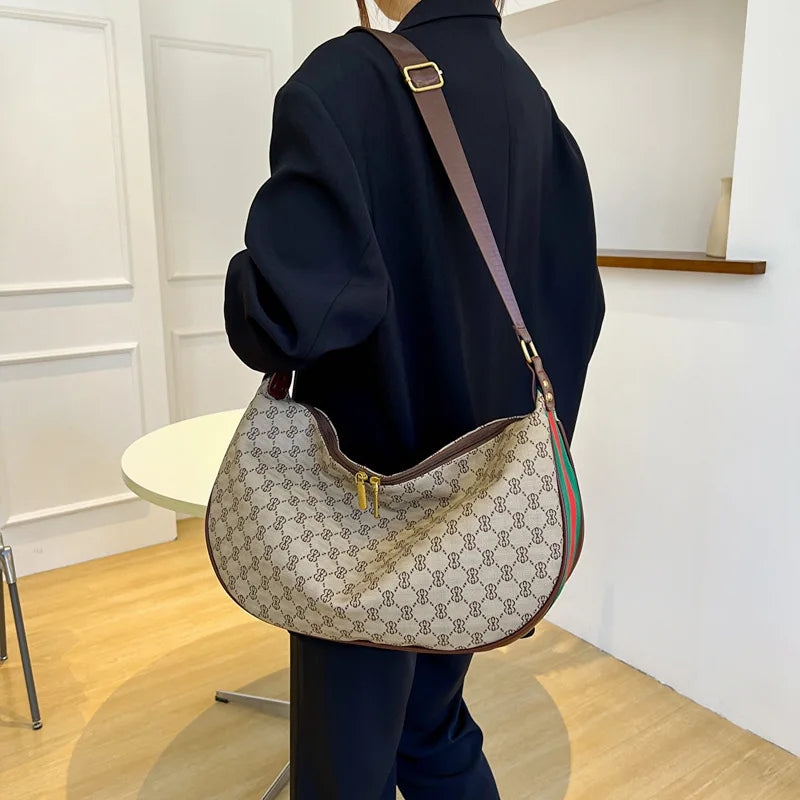 Niche dumpling women's bag large capacity fashion single shoulder crossbody bag