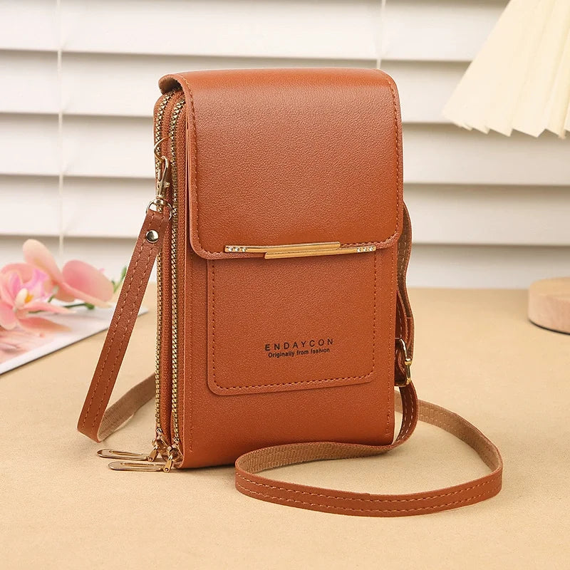 Crossbody Shoulder Bag Wallet Touch Screen Cell Phone Purse