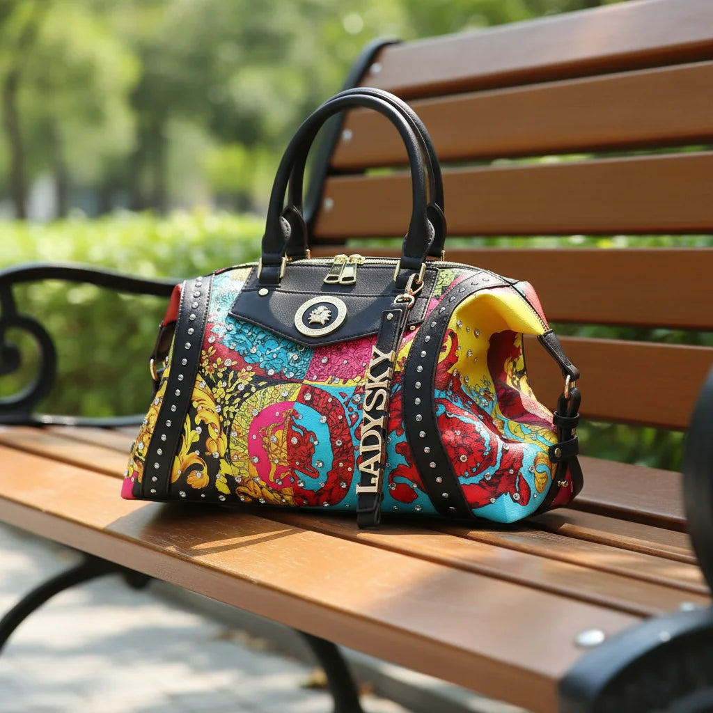 Fashionable Quality Handbag Large Capacity Bag with Metal Letter