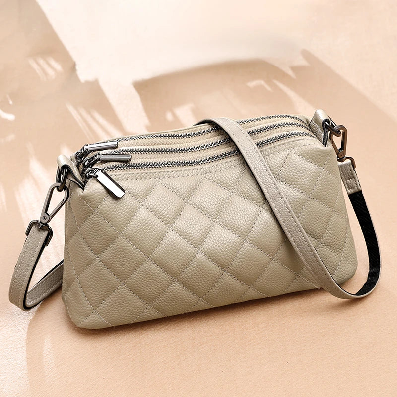 Genuine Leather Tote Luxury Soft Shoulder Crossbody Bag