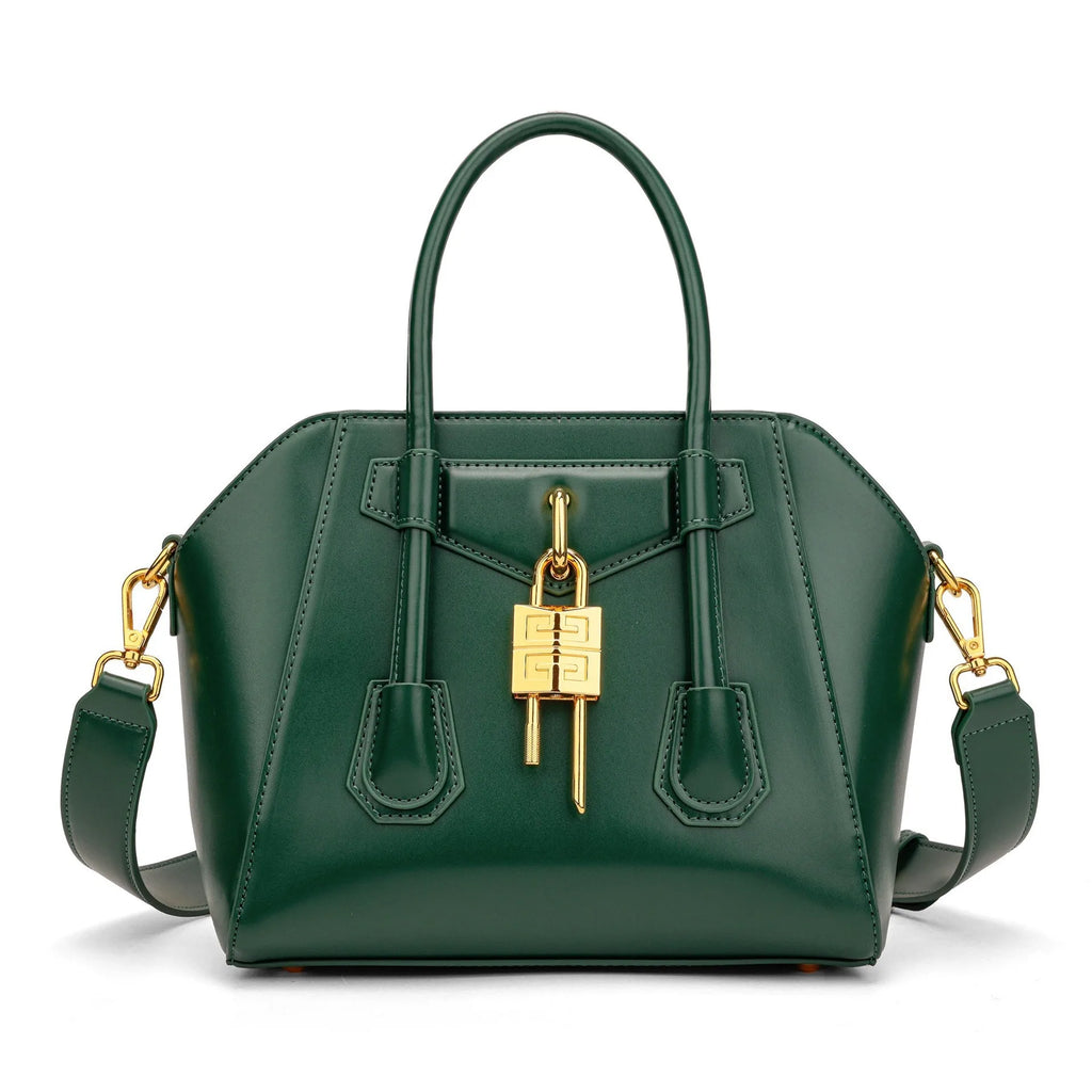 Elegant Solid Color High-End Fashion Luxury Messenger Tote