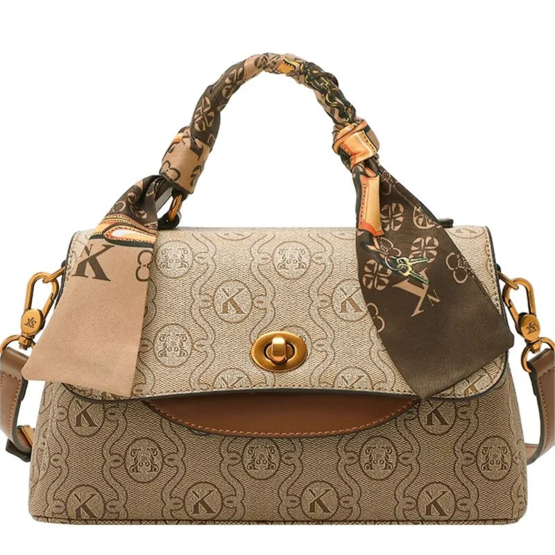 Women's Handbag High Quality Texture Retro Single Shoulder Bag