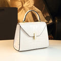 Atmospheric crocodile patterned shiny leather women's bag single shoulder crossbody bag