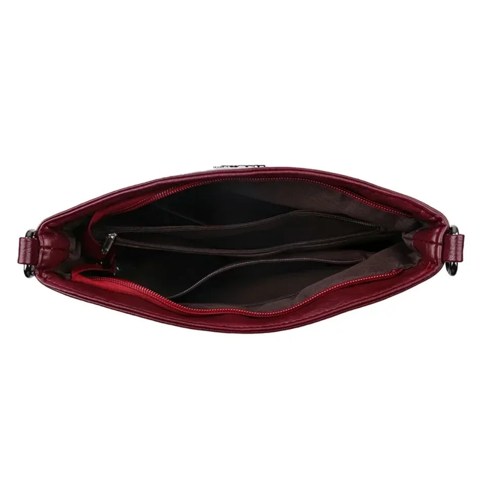Soft Pu Leather Crossbody Bag Luxury Handbag