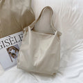 Fashion Big Leather Tote High Capacity Retro Handbag