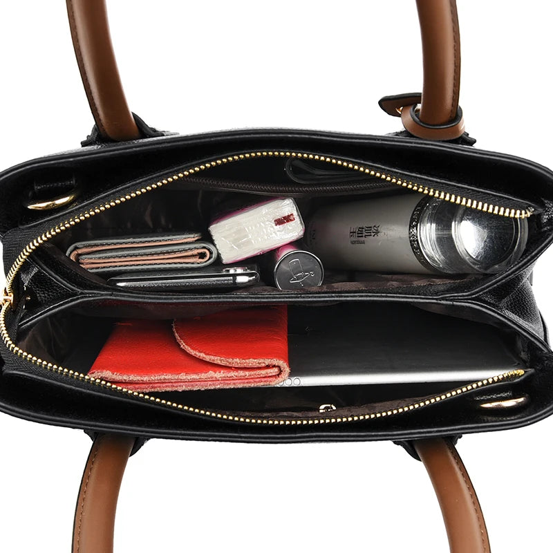 Retro Leather Bag Ladies Purse Handbag Luxury Design