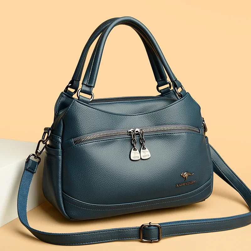 Women's Handbags Trendy Design Leather Shoulder Bags Luxury Style Large Capacity Sac