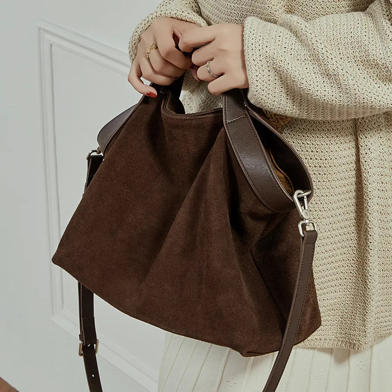 Genuine Leather Handbags Large Capacity Crossbody Bag