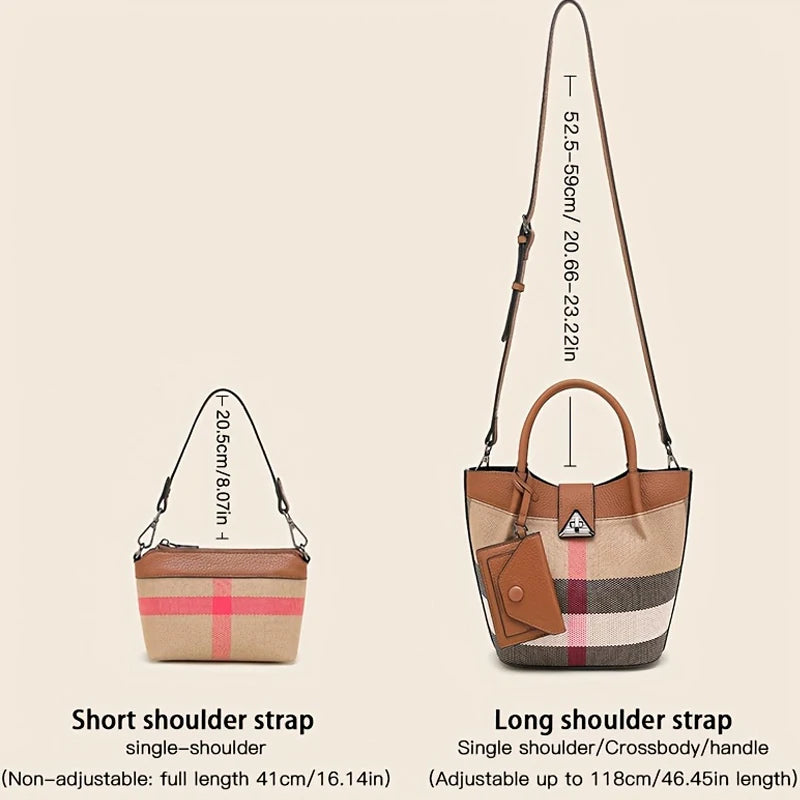 Tote Bag Genuine Leather Canvas Shoulder Bags Fashion Hobo Bags Large Purse