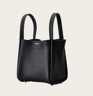 Bucket Bag Soft Leather Durable Versatile Large Capacity Handbag