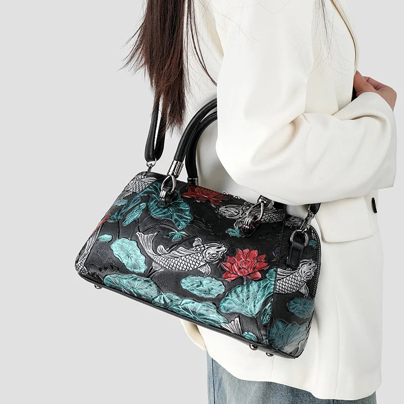 Luxury Designer Handbag Shoulder Bag Crocodile Patterned Handbag High-quality