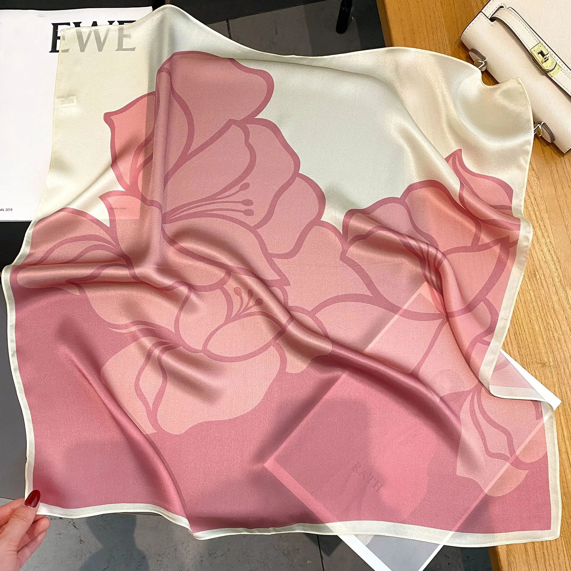 100% Silk Scarf Elegant Luxury High Quality Fashion