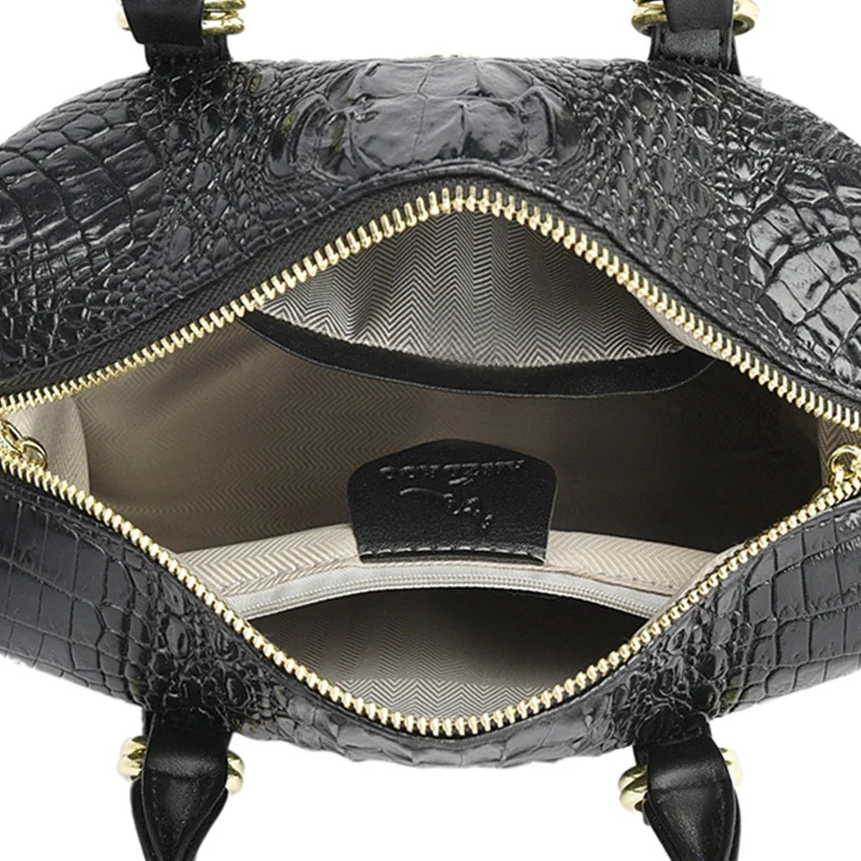 Luxury Designer Crocodile Stripe Fashion Tote Women High Quality Crossbody Bag