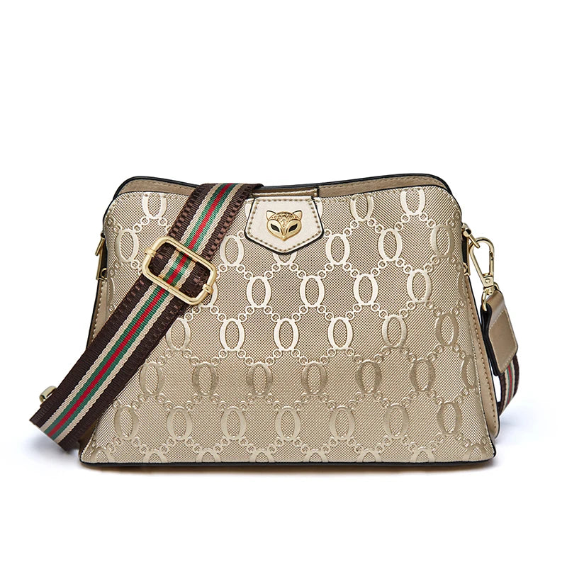 Women's Shoulder Bag Split Leather Lady Crossbody Bag