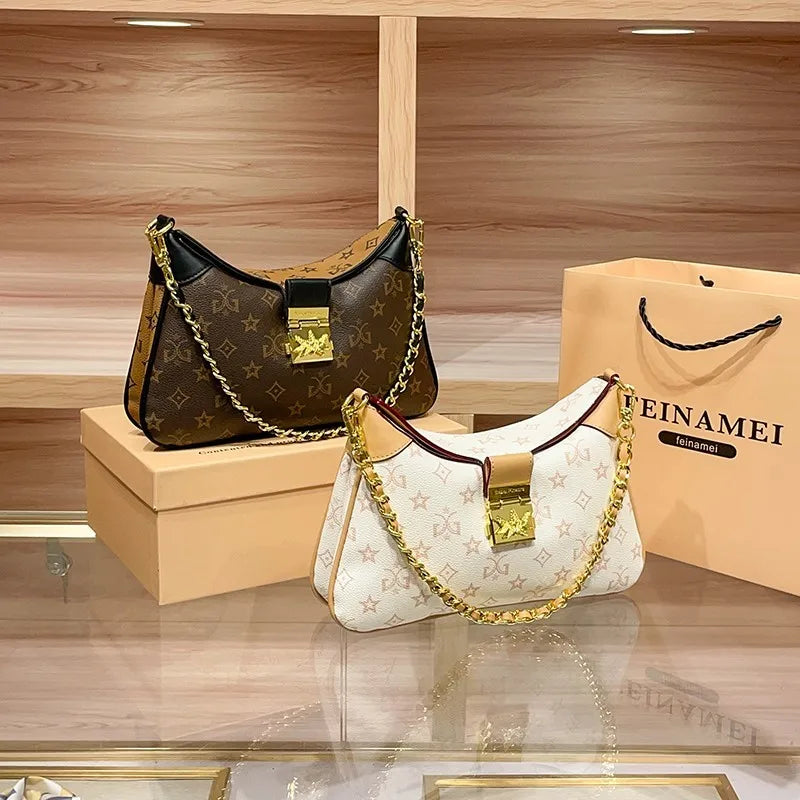 Light luxury brand women's chain underarm bag fashion design
