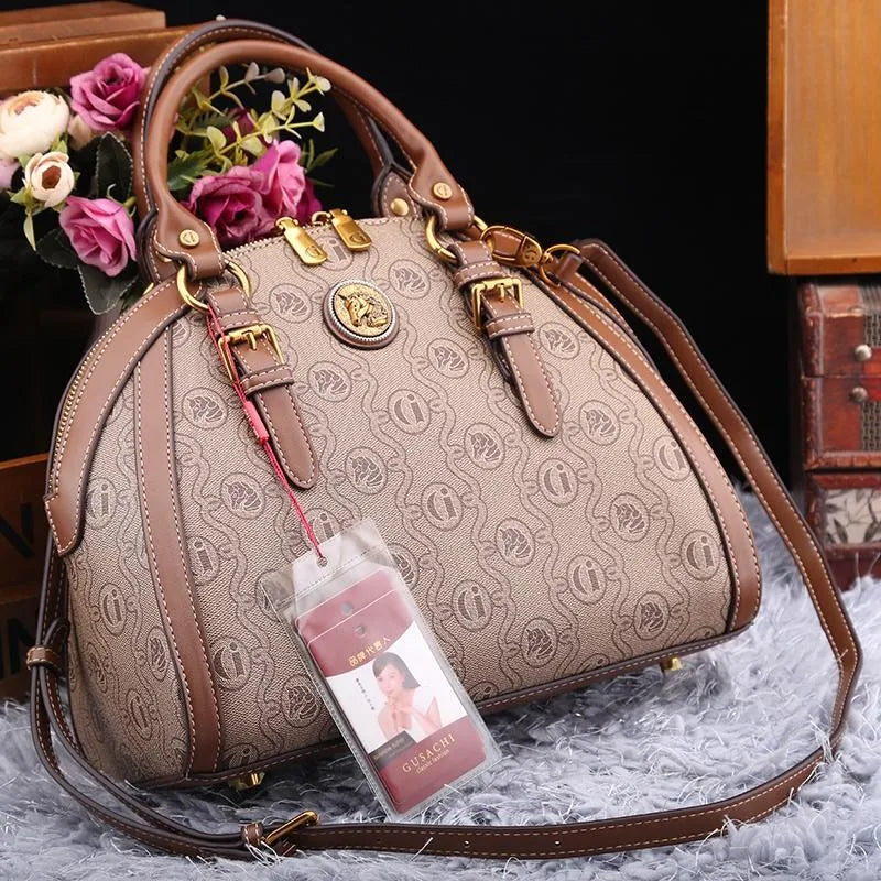 Women's handbag light luxury large capacity retro high-end design crossbody bag