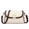 Solid Color Top Quality Leather Small Shoulder Messenger Bags