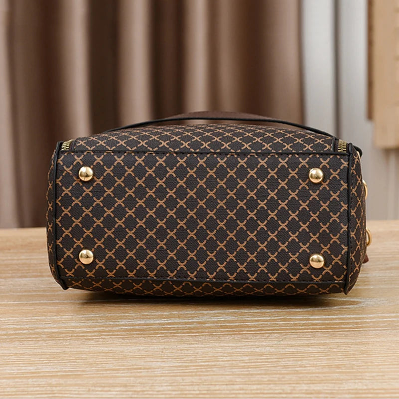 Women Handbag Bag Luxury Design Bucket Shoulder Crossbody Bag Print Large Capacity