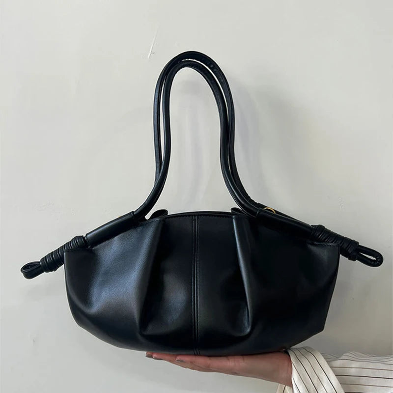 Women's Handbag High-end Design Pleated Cloud Shoulder Crossbody Bag