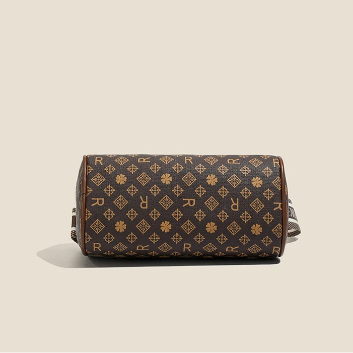 Alphabet Print Shoulder Bag Fashion Retro Pillow Bag High-End Crossbody Bag Trendy