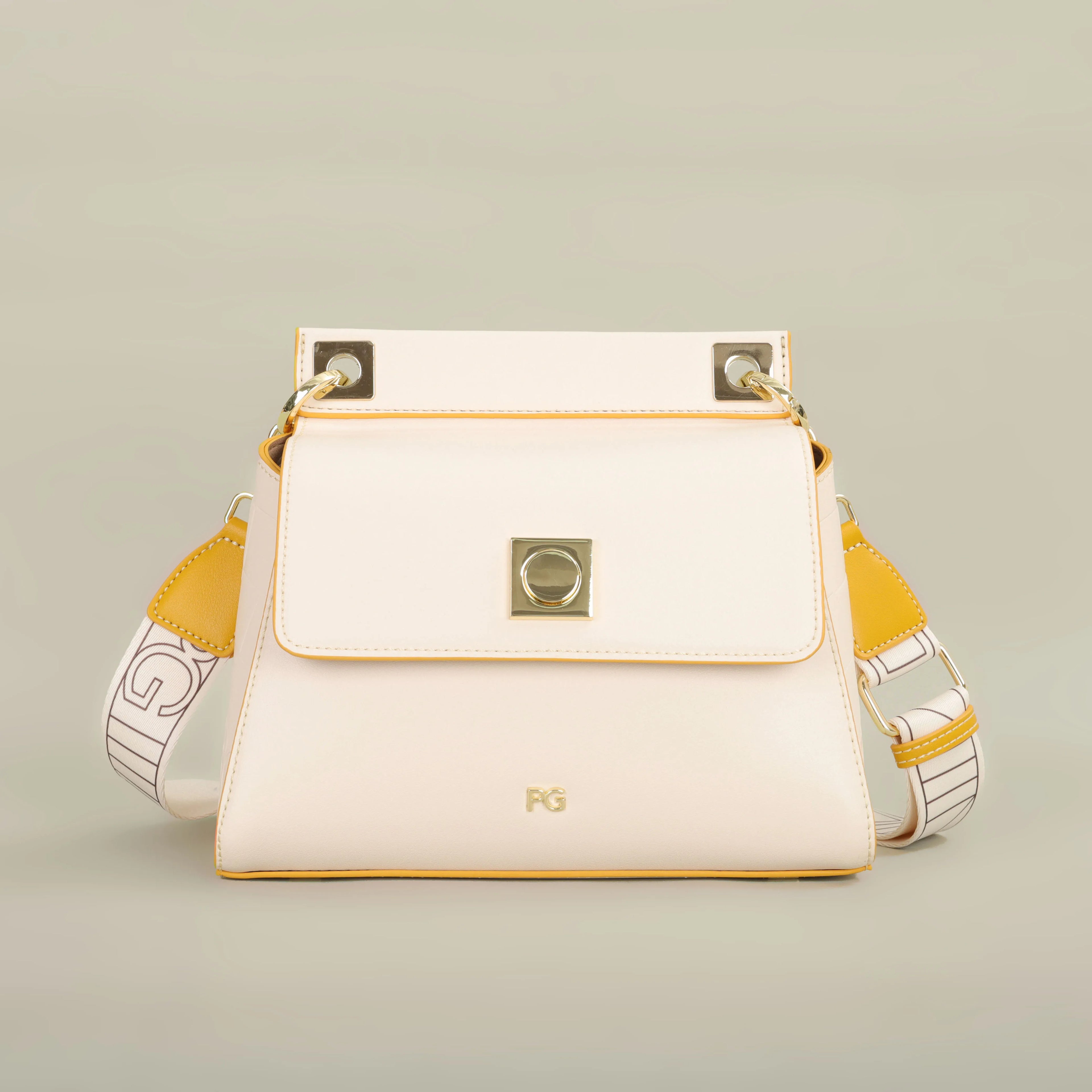 Trendy Crossbody Bag Pure Color Simple Woven Design Suction Buckle Flap Bag