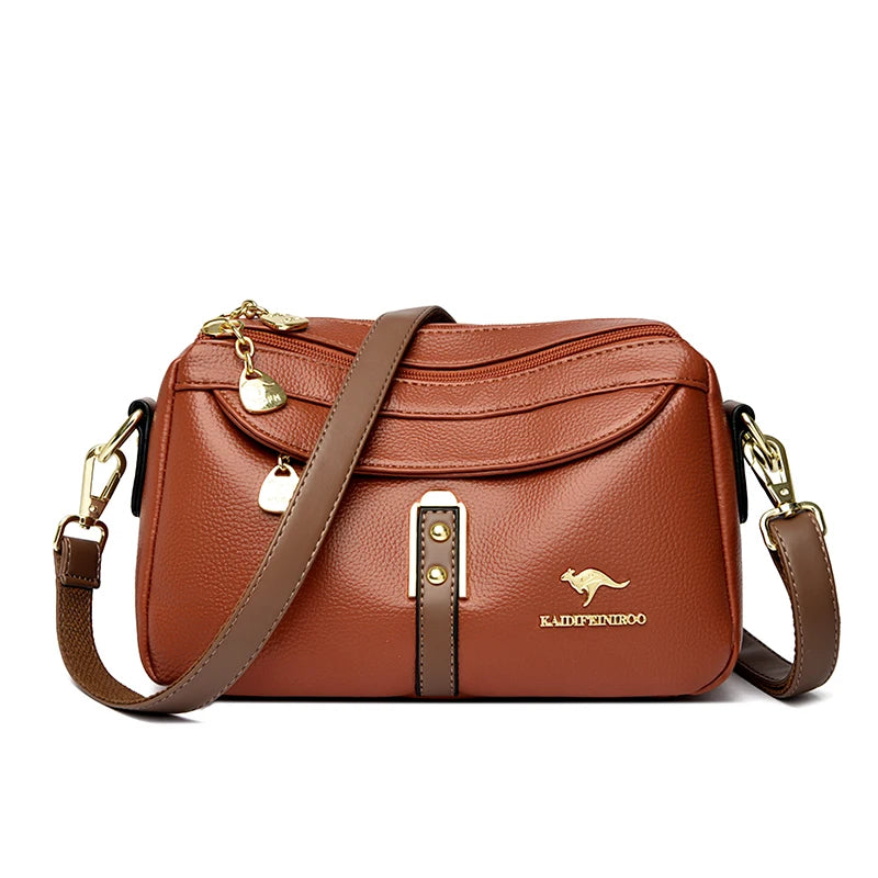 Top Quality Leather Luxury Handbag Shoulder Crossbody Bag