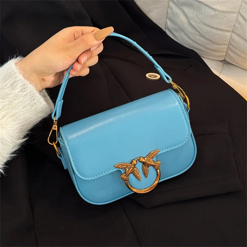 High-end Crossbody Handbag Leather Tote Trendy Design